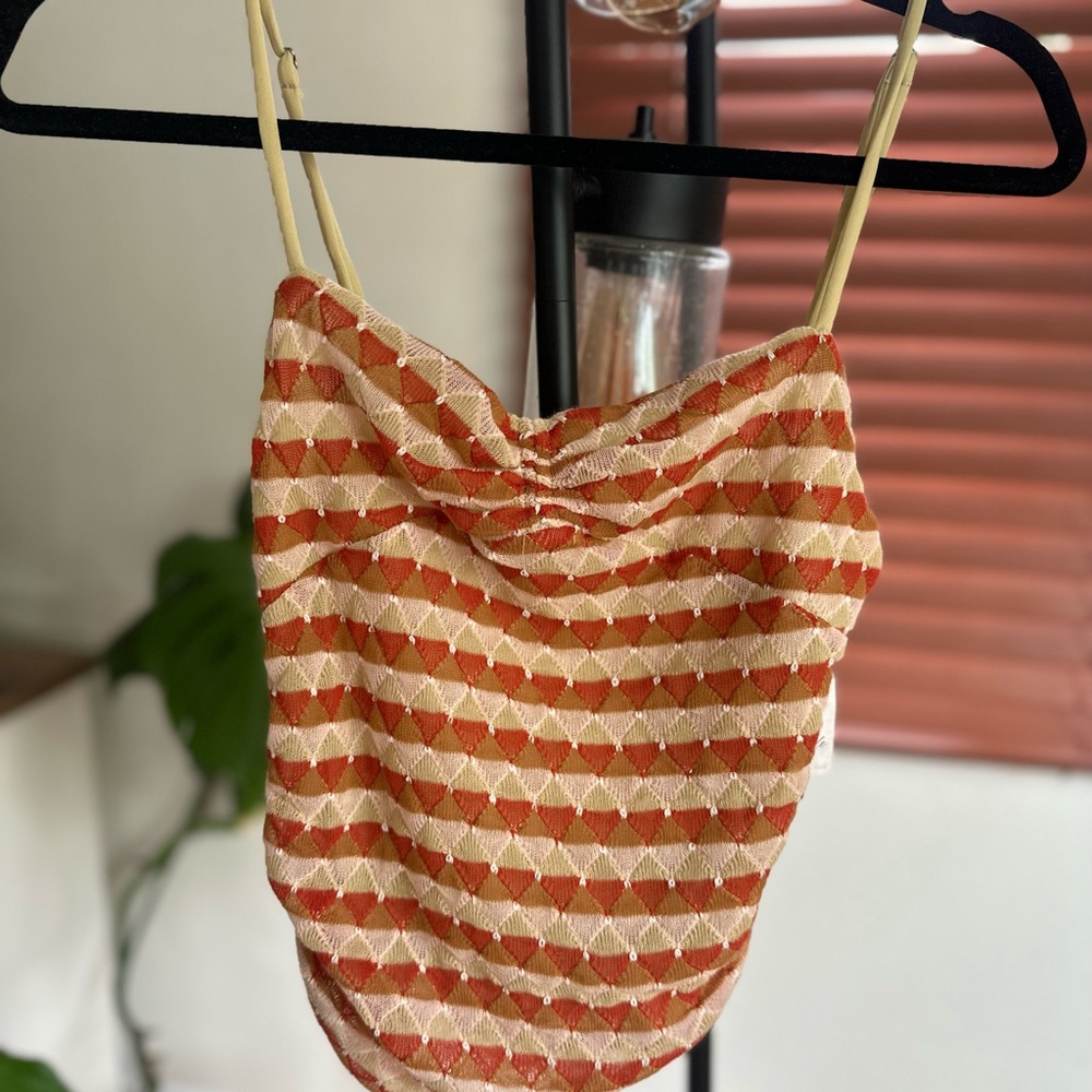 Free People Patterned Tank Top